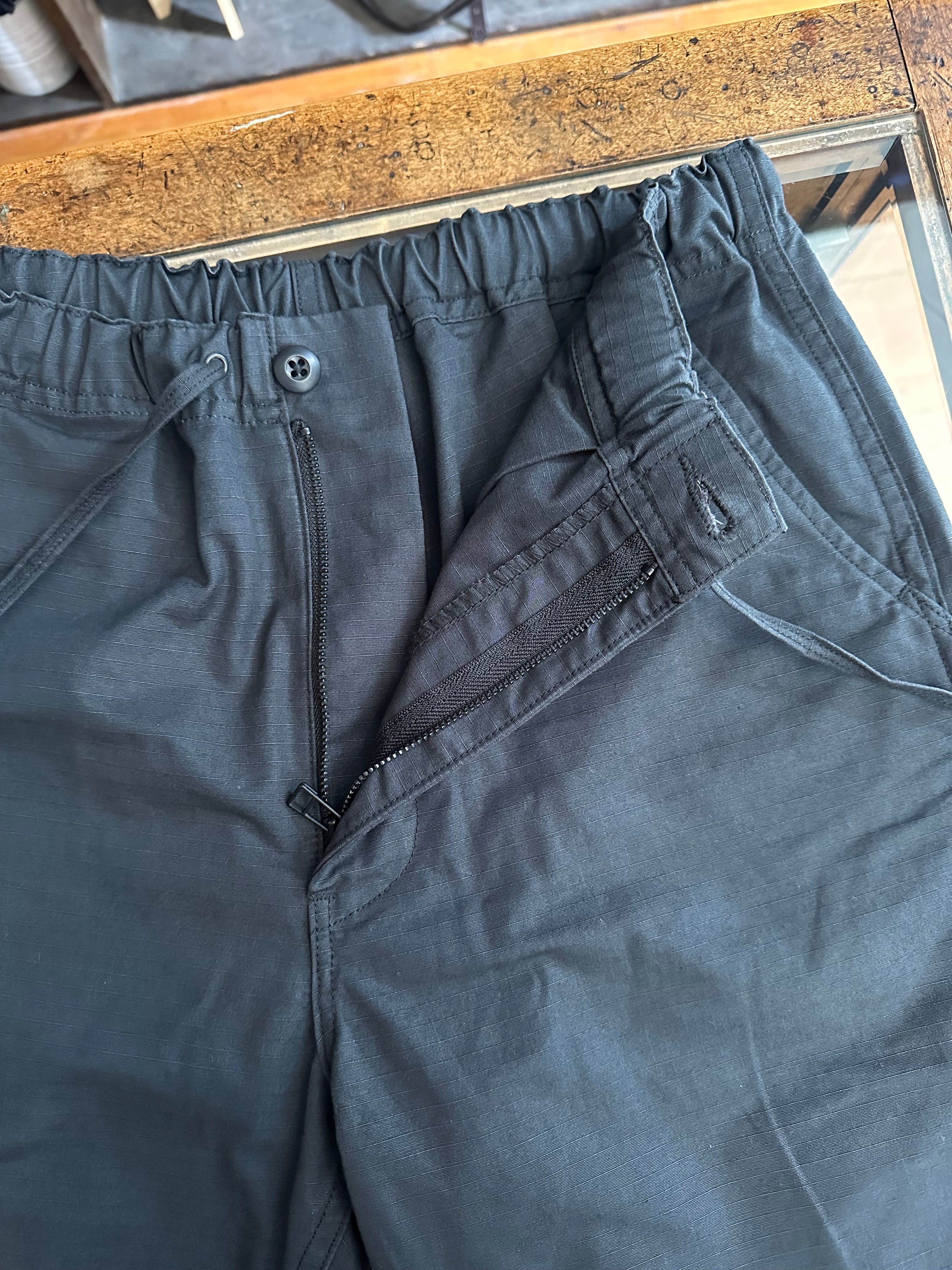 Gently Used orSlow New Yorker Shorts - Sumi Black Ripstop - 1 2 Gently Used orSlow New Yorker Shorts - Sumi Black Ripstop - 1