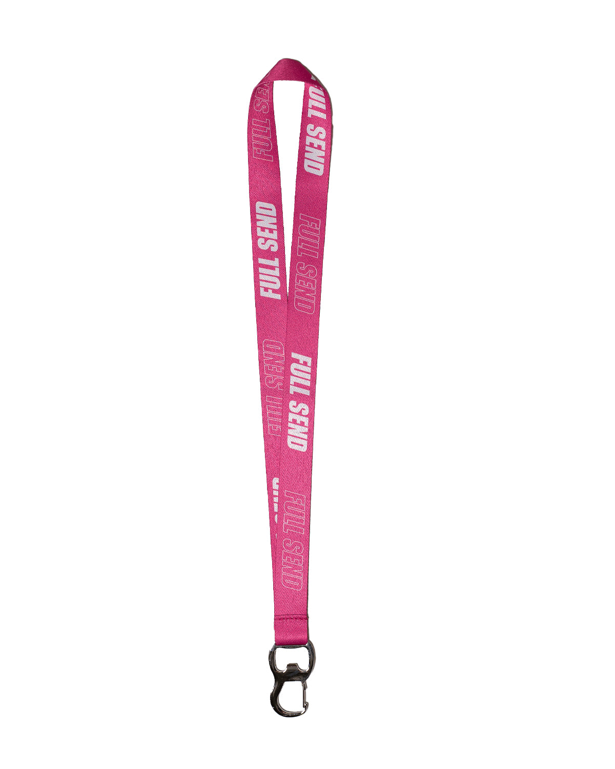 Full Send Lanyard (Pink/White)