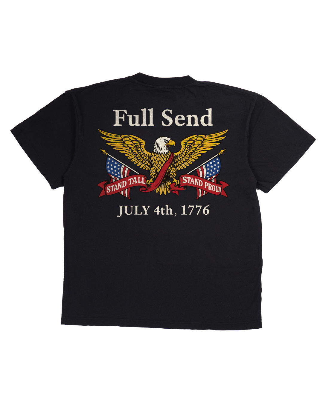 Full Send Freedom Black T-Shirt