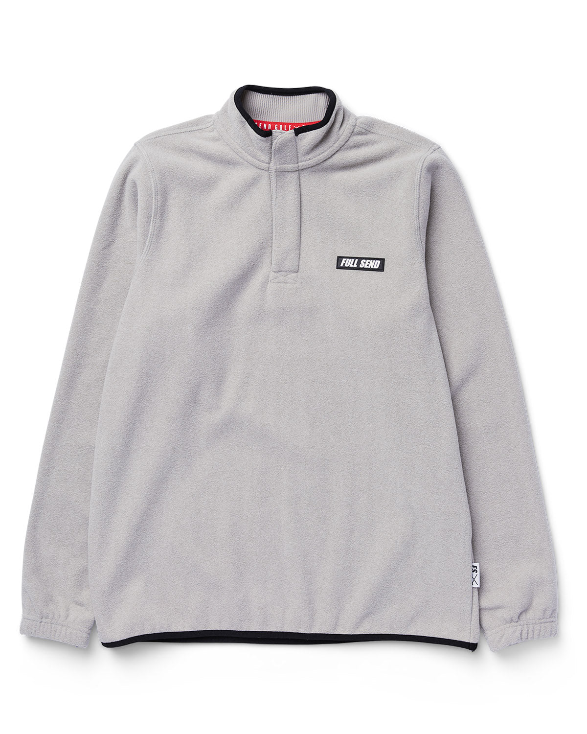 Full Send Golf Fleece 1/4 Zip (Grey)