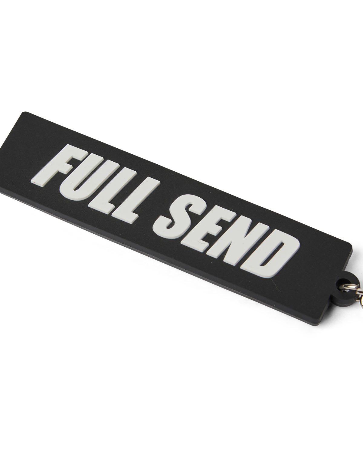 Full Send Running Logo Full Send Logo Keychain - Streetwear & Lifestyle Apparel