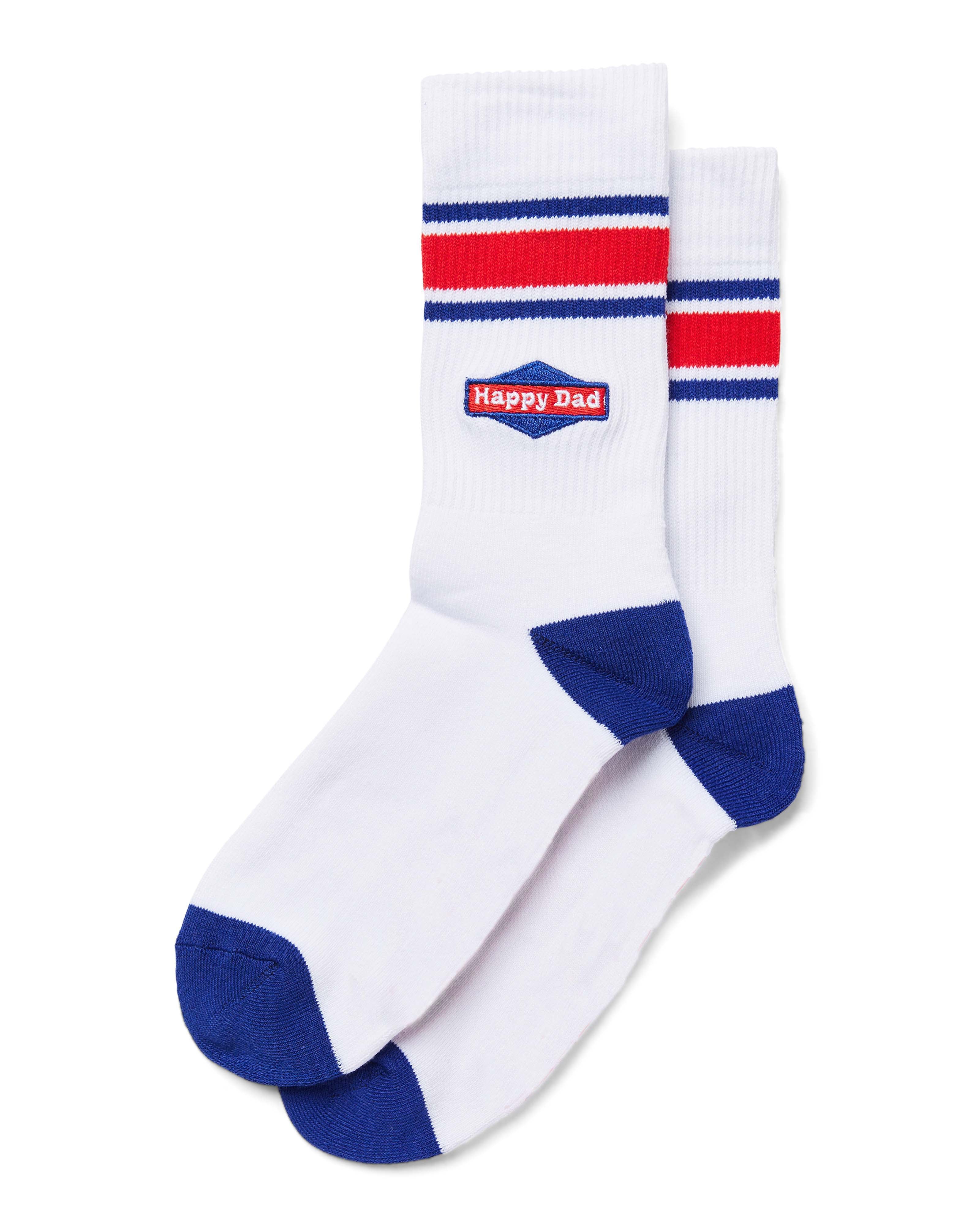 Happy Dad Socks (White)