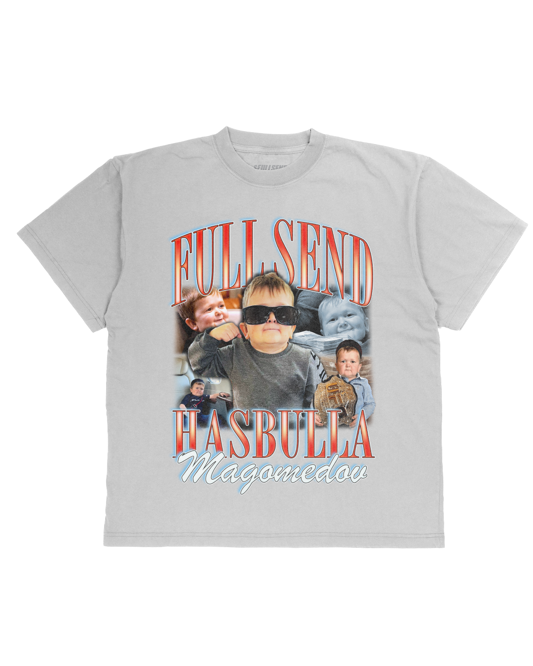 Hasbulla Vintage Grey T-Shirt
