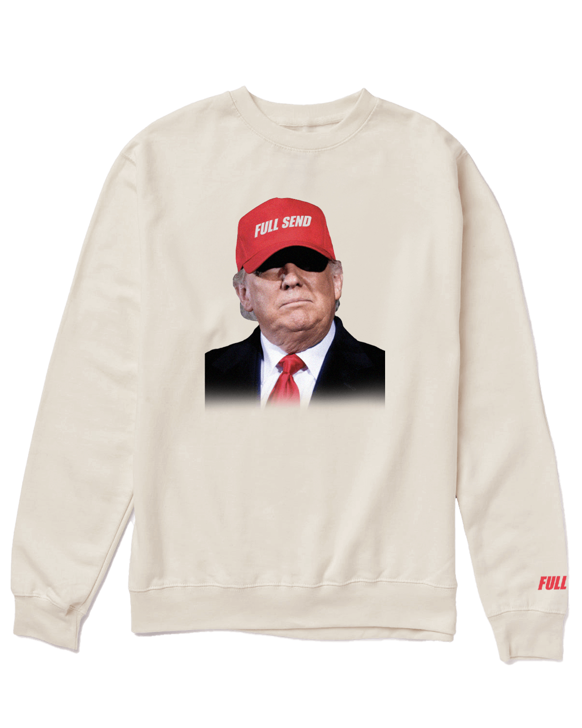 Trump Hat 2 Crew Neck