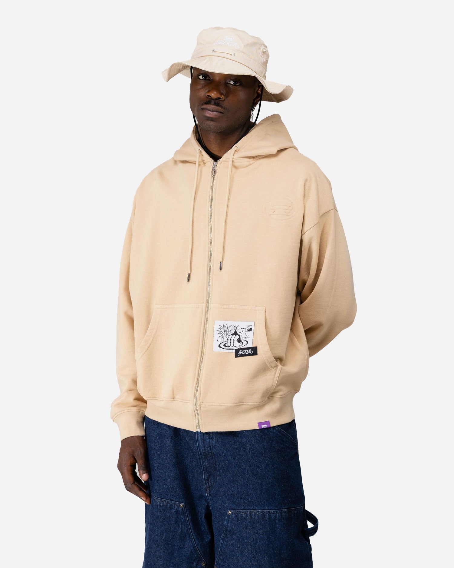 BRISTOL HOODIE ZIP - TOFU