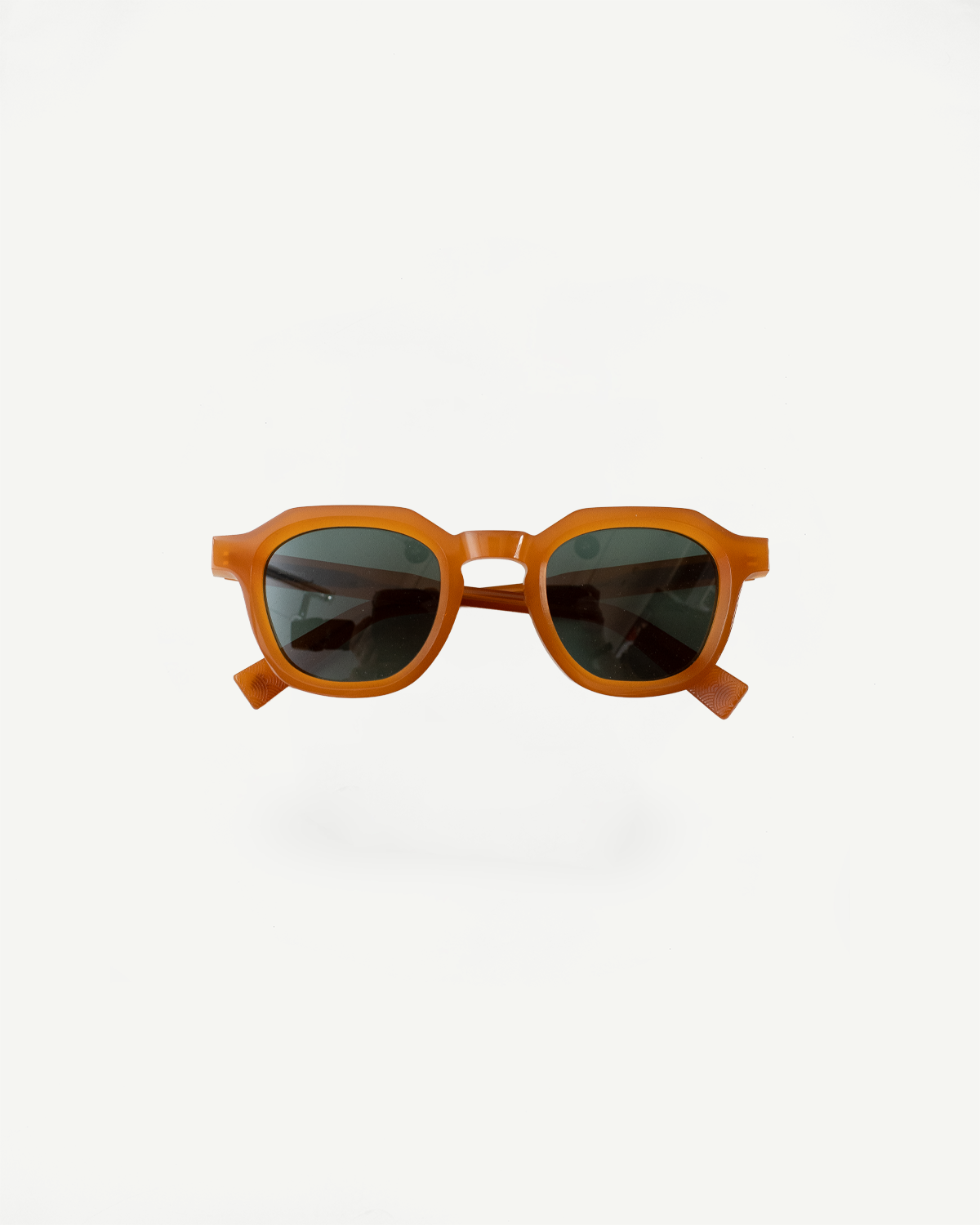 Geometric - SP-05 Sunglasses - Amber, Green