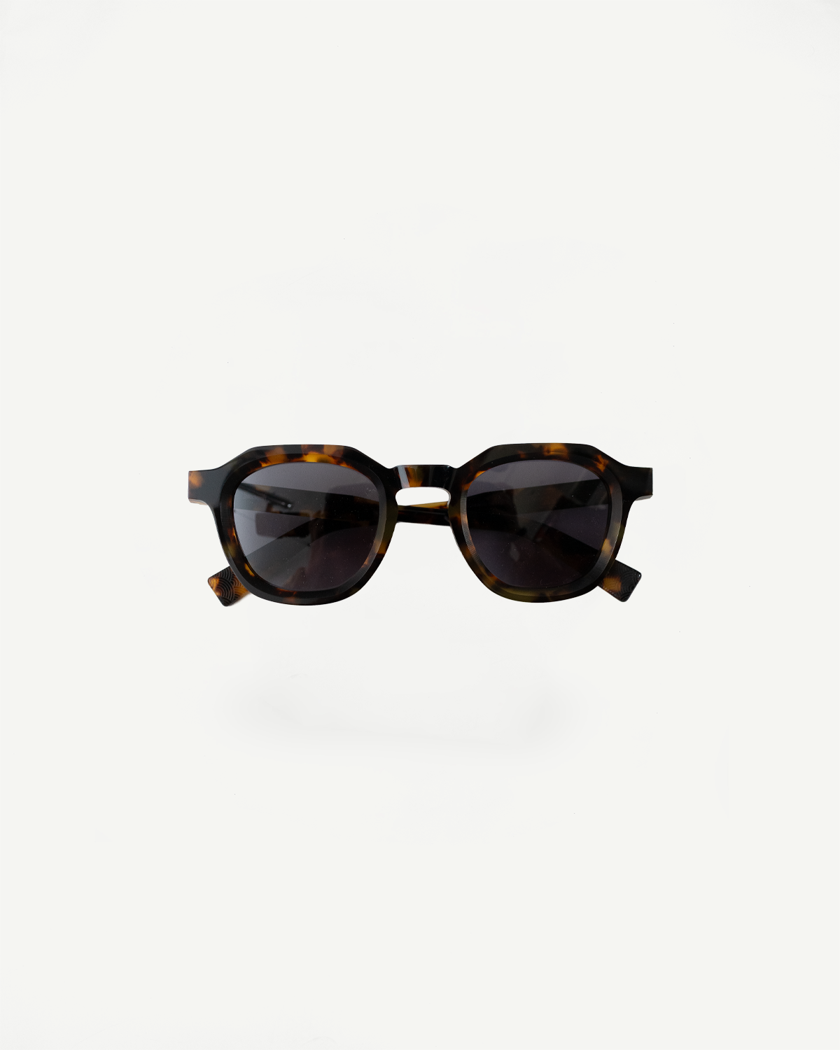 Geometric - SP-05 Sunglasses - Tortoise, Grey