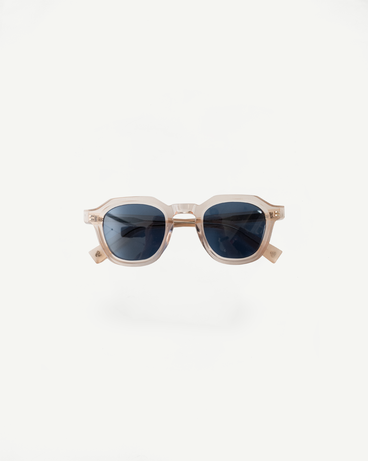 Geometric - SP-05 Sunglasses - Champagne, Navy