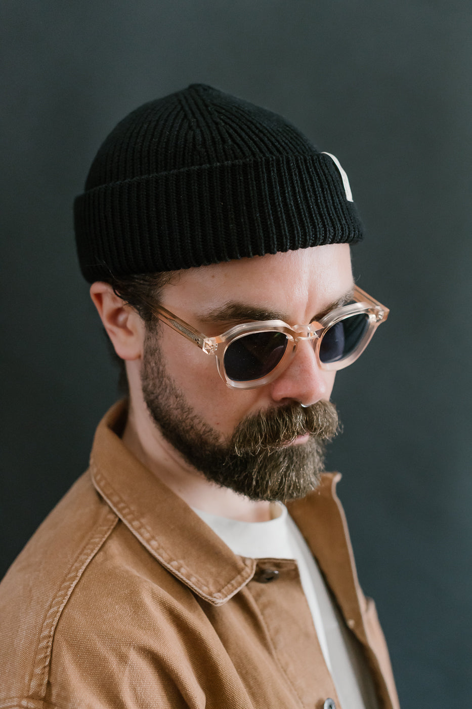 Geometric - SP-05 Sunglasses - Champagne, Navy 12 Geometric - SP-05 Sunglasses - Champagne, Navy