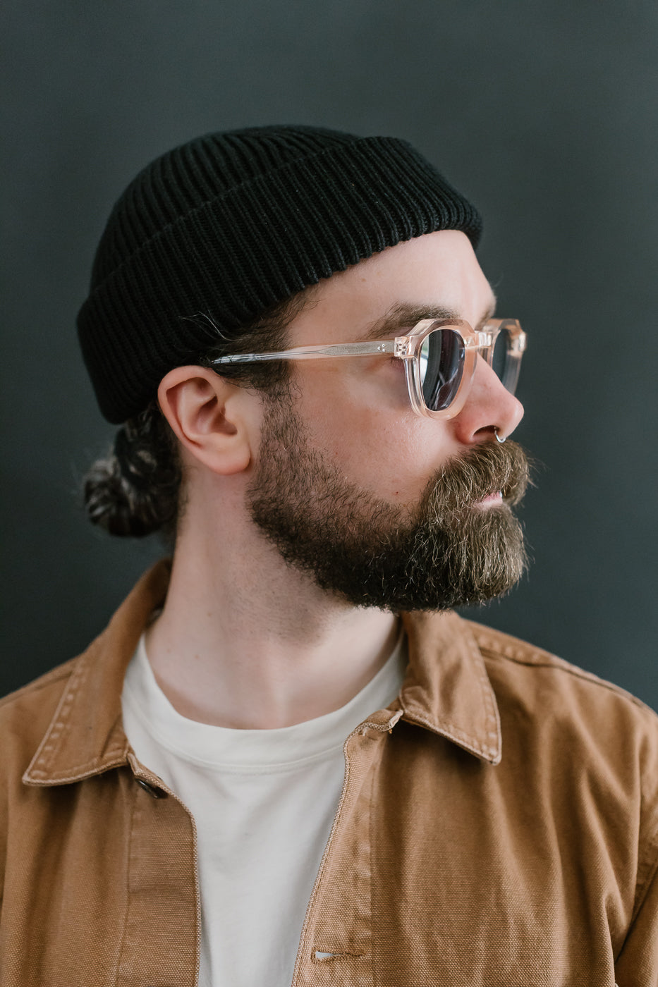 Geometric - SP-05 Sunglasses - Champagne, Navy 13 Geometric - SP-05 Sunglasses - Champagne, Navy