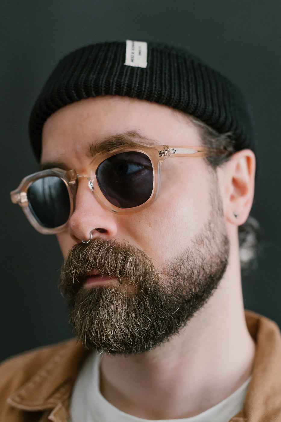 Geometric - SP-05 Sunglasses - Champagne, Navy 14 Geometric - SP-05 Sunglasses - Champagne, Navy
