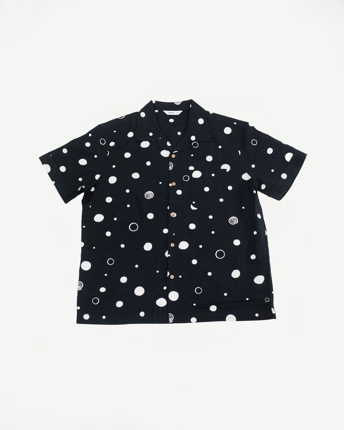 Vacation Shirt Polka Dot - Black