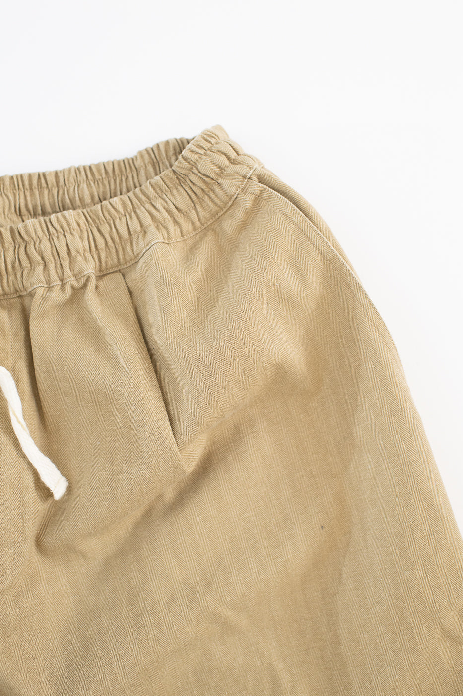 Drawstring Shorts HBT - Sand 3 Drawstring Shorts HBT - Sand