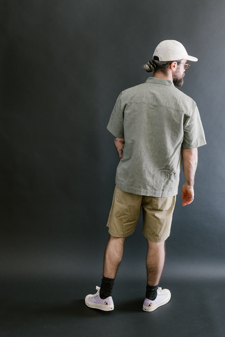 Drawstring Shorts HBT - Sand 7 Drawstring Shorts HBT - Sand