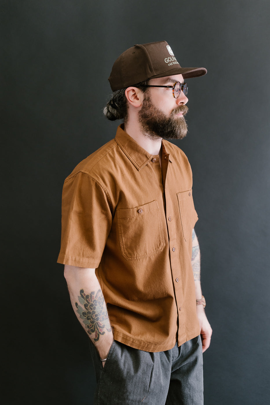 Short Sleeve Workshirt - Sandstone 10 Short Sleeve Workshirt - Sandstone