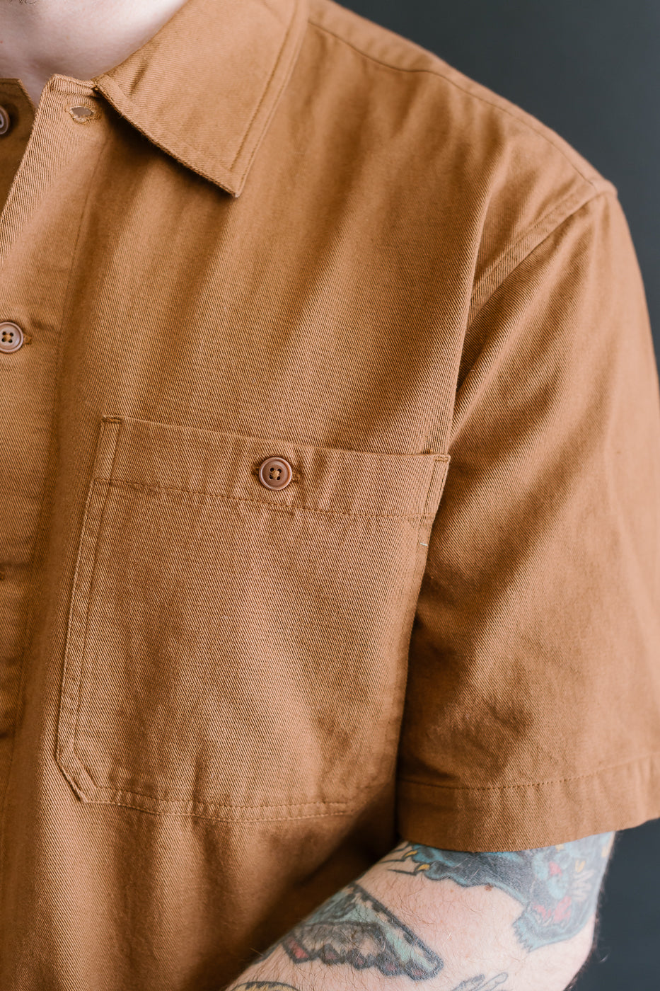 Short Sleeve Workshirt - Sandstone 15 Short Sleeve Workshirt - Sandstone