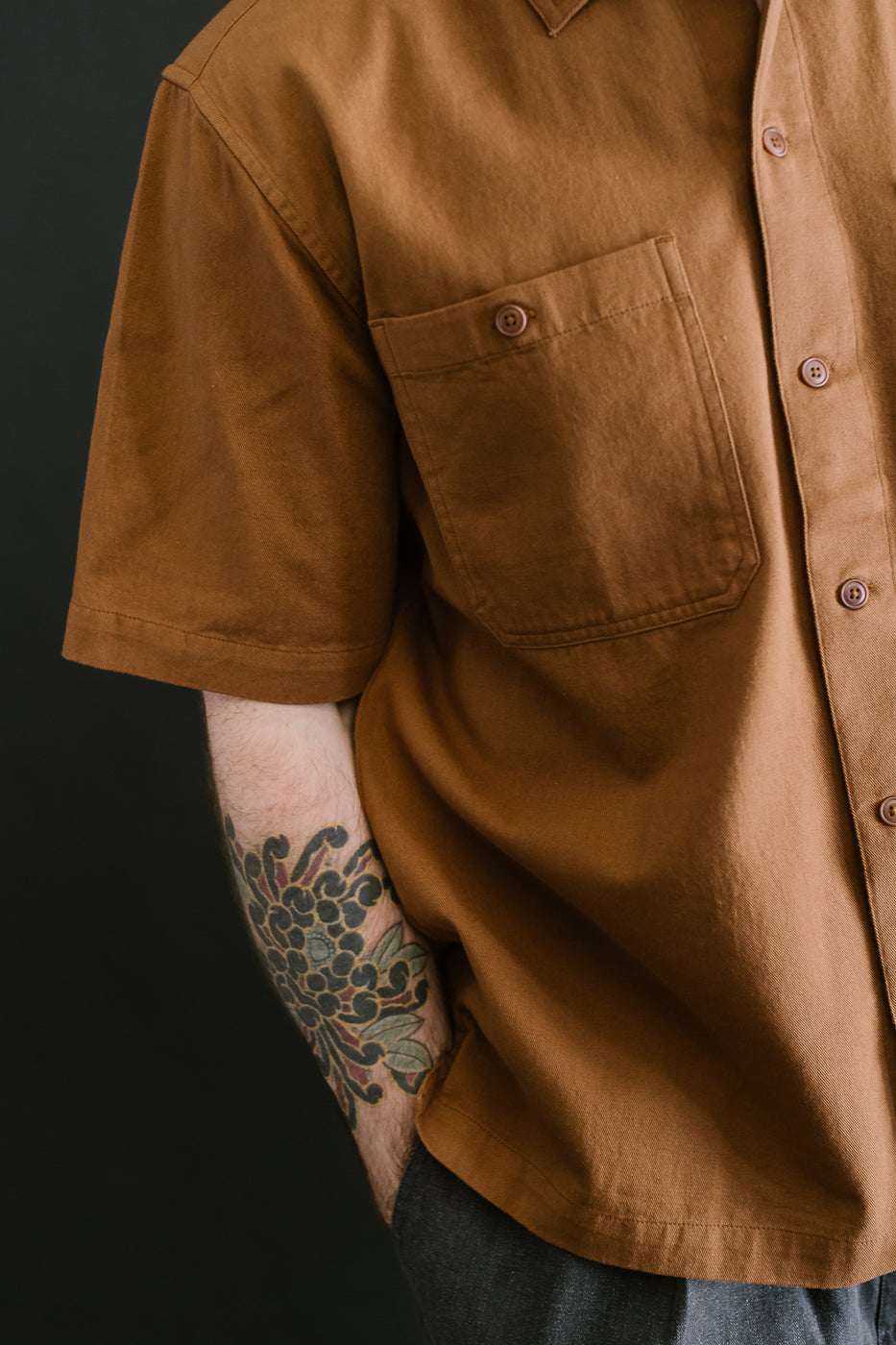 Short Sleeve Workshirt - Sandstone 17 Short Sleeve Workshirt - Sandstone