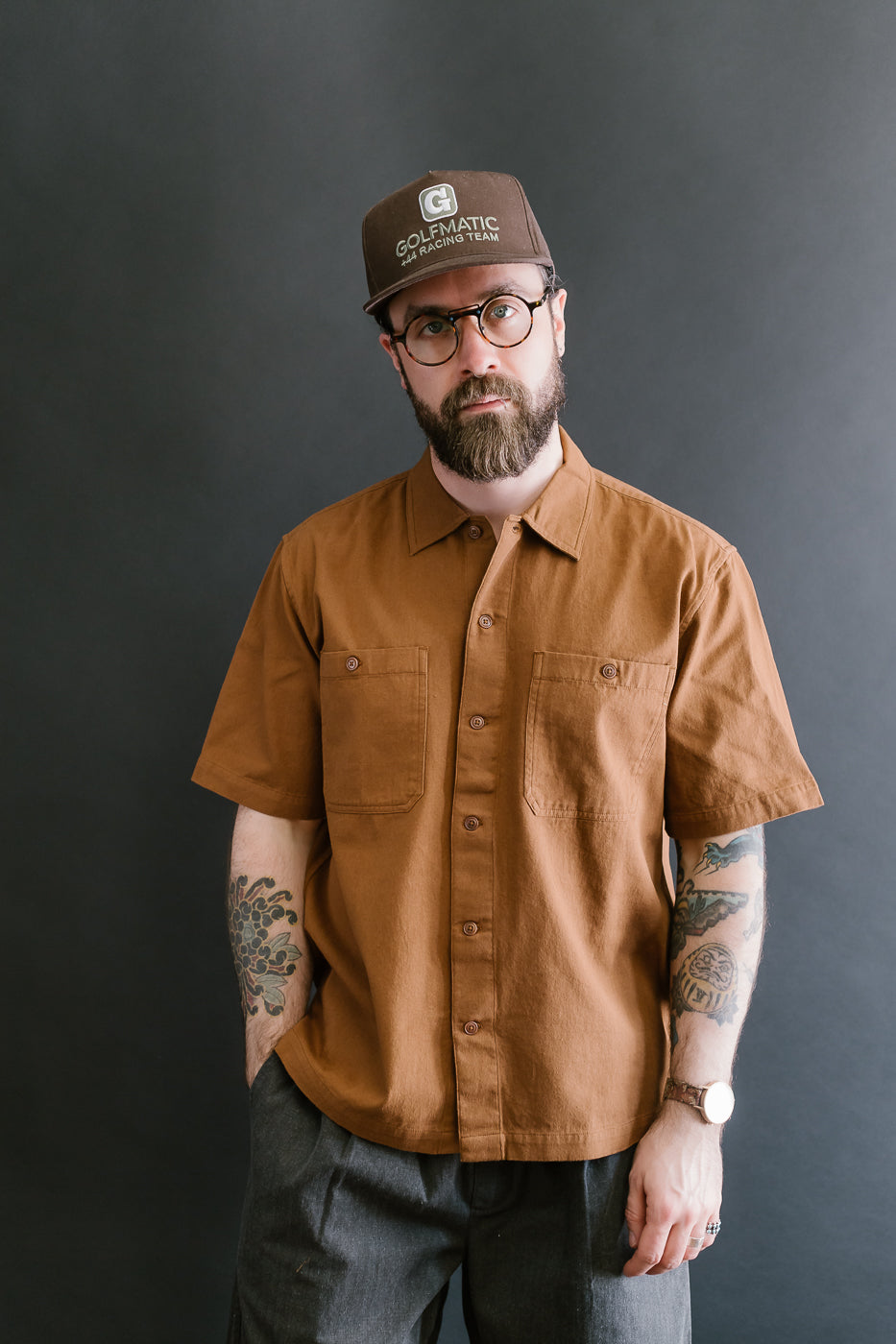 Short Sleeve Workshirt - Sandstone 9 Short Sleeve Workshirt - Sandstone