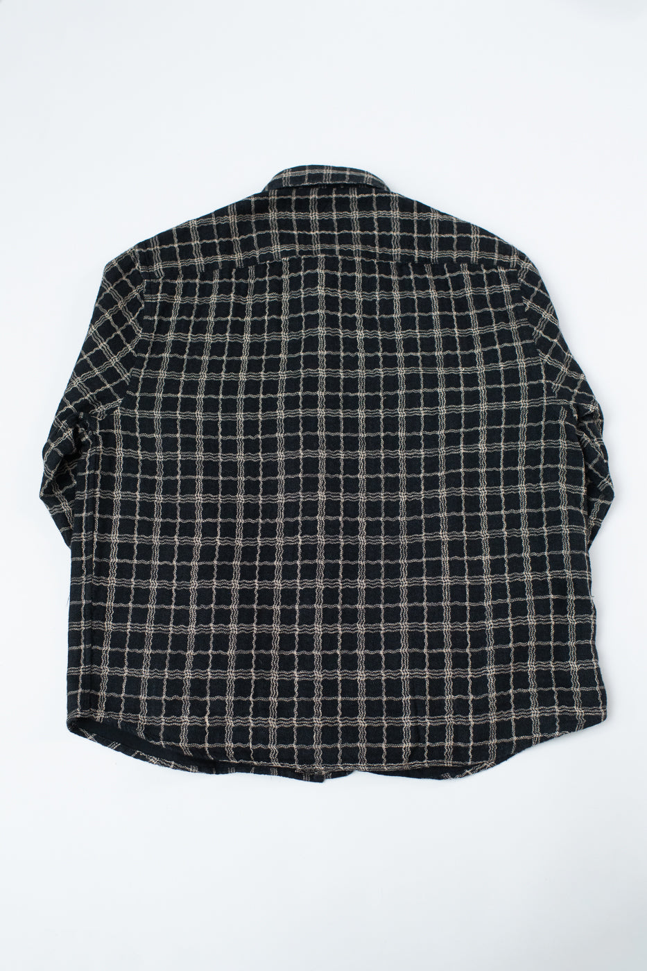 Utility Shirt Wavy Check - Black, Ecru 5 Utility Shirt Wavy Check - Black, Ecru