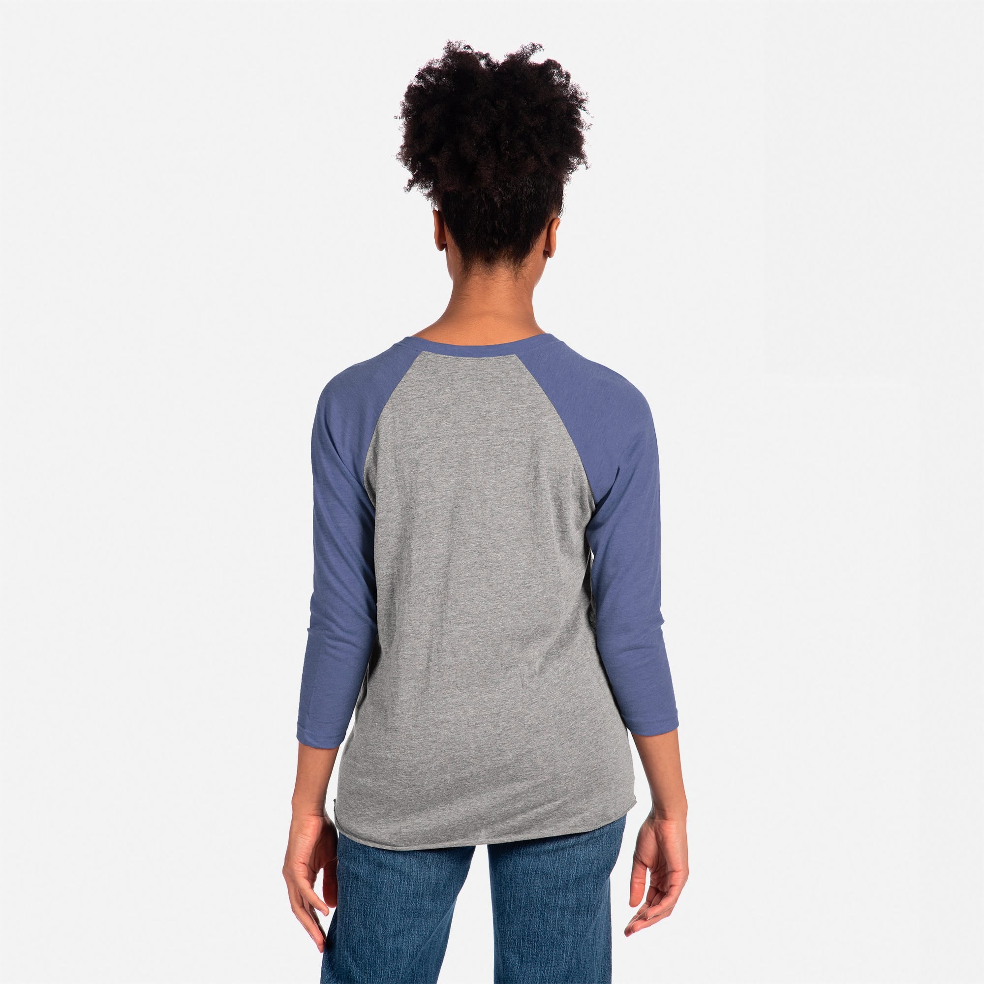 Tri-Blend 3/4 Raglan T-Shirt 4 Tri-Blend 3/4 Raglan T-Shirt