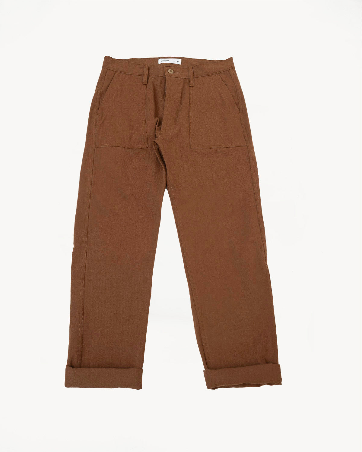 Fatigue Pant Washed HBT - Rust