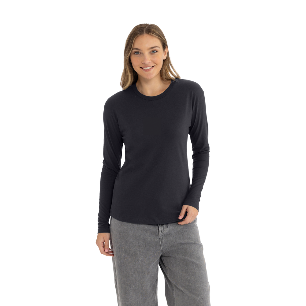 Women's Cotton Relaxed Long Sleeve T-shirt
