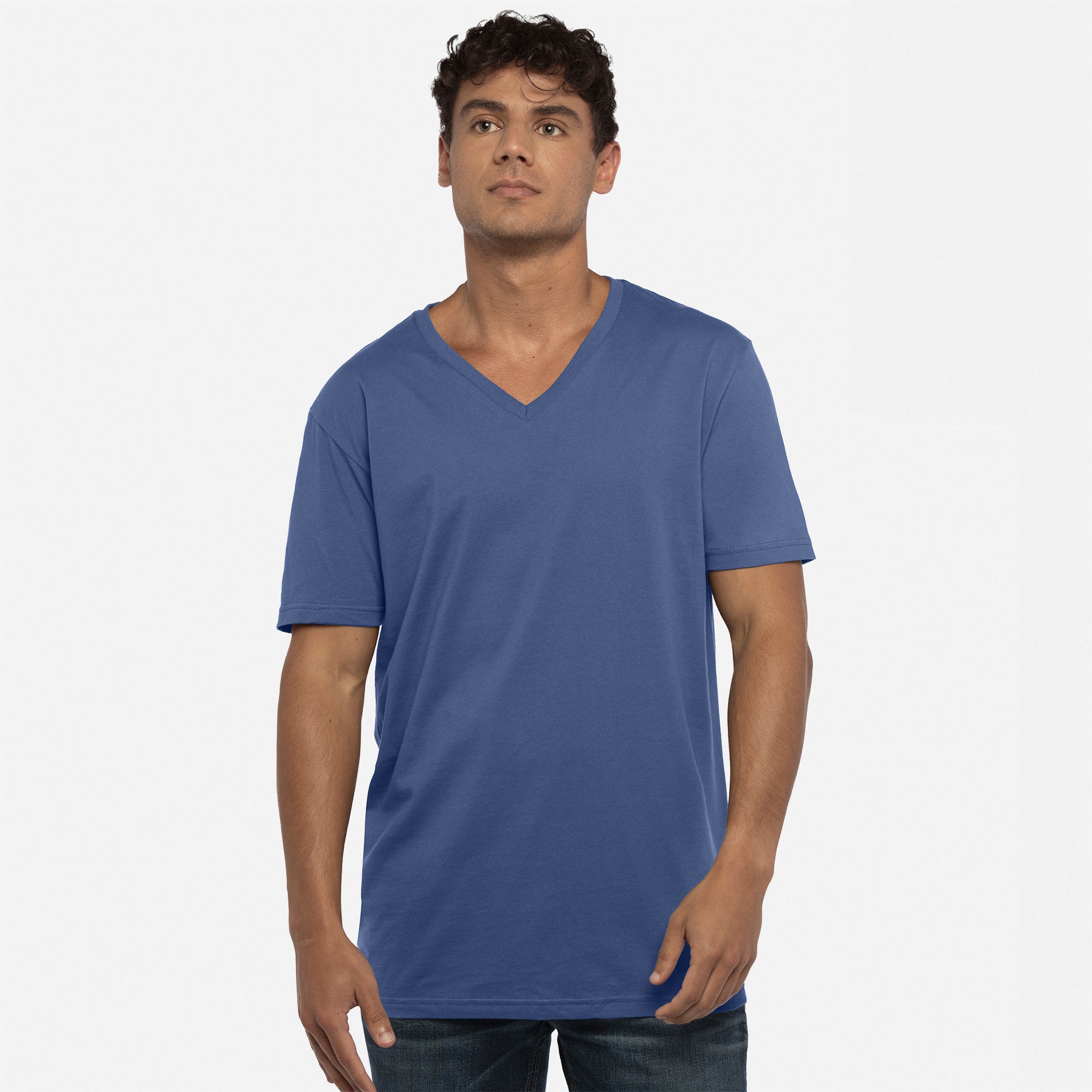 Cotton V-Neck T-Shirt