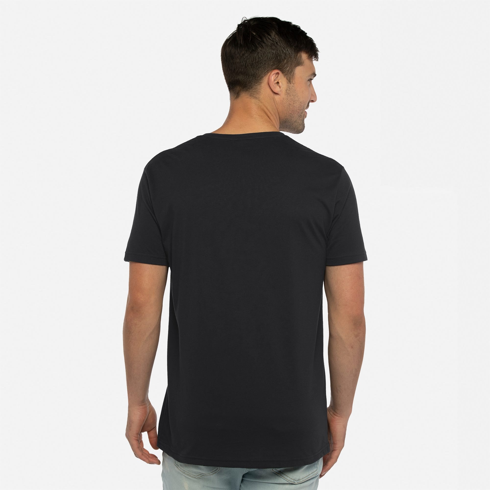 Sueded V-Neck T-Shirt 2 Sueded V-Neck T-Shirt