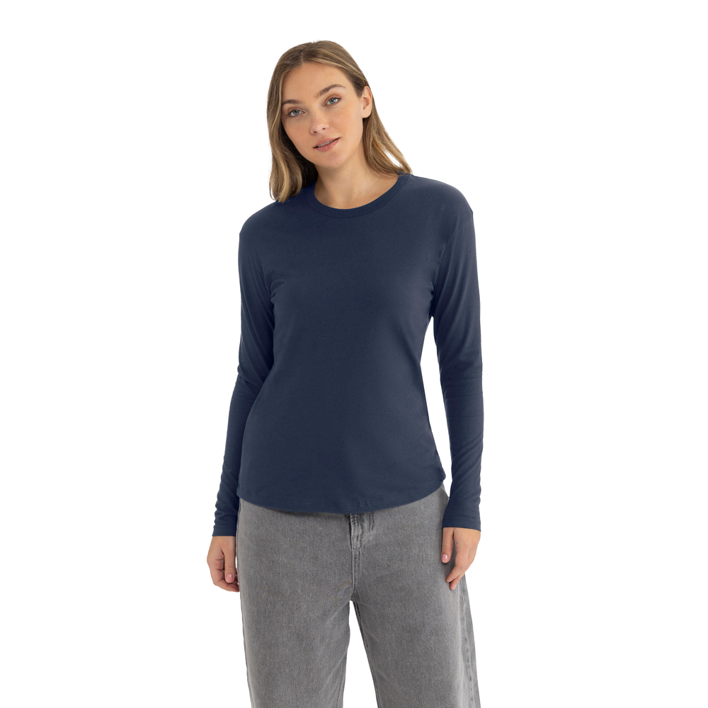 Women's Cotton Relaxed Long Sleeve T-shirt