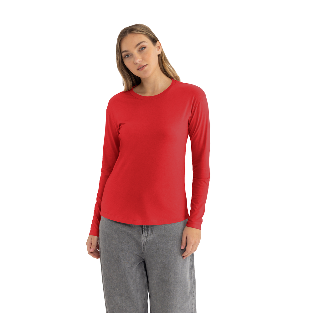 Women's Cotton Relaxed Long Sleeve T-shirt