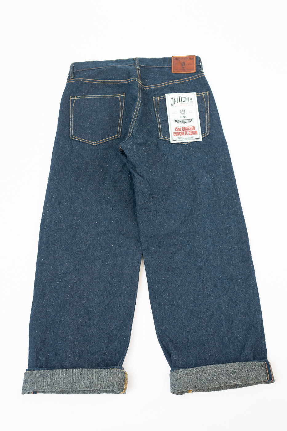222CCD-GOLV - 15oz "Concrete Denim Grey Olive" Selvedge Denim - Super Wide Straight 6 222CCD-GOLV - 15oz "Concrete Denim Grey Olive" Selvedge Denim - Super Wide Straight