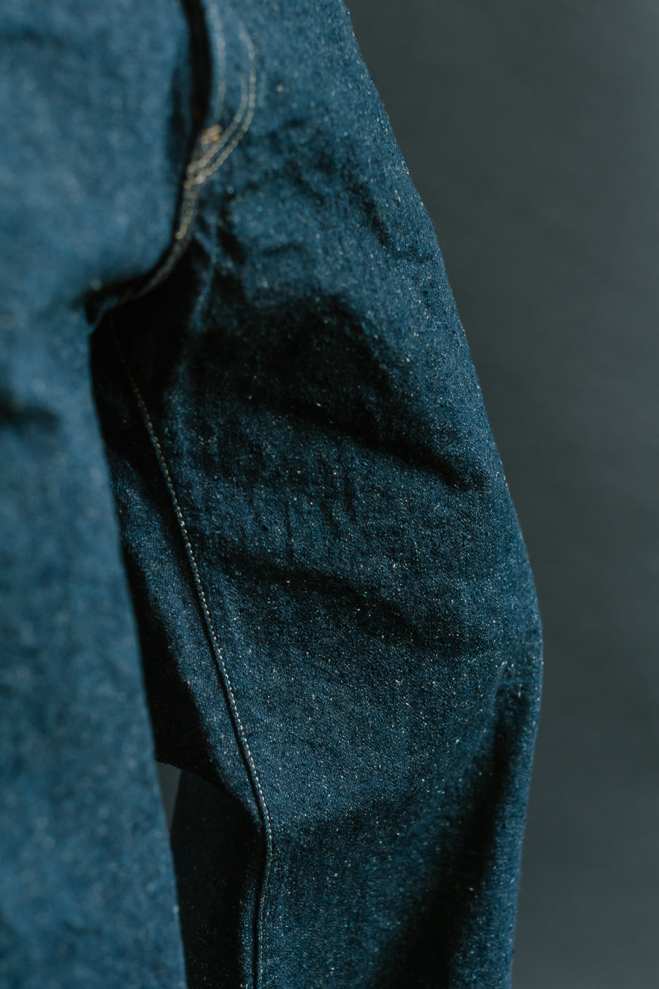 222CCD-GOLV - 15oz "Concrete Denim Grey Olive" Selvedge Denim - Super Wide Straight 7 222CCD-GOLV - 15oz "Concrete Denim Grey Olive" Selvedge Denim - Super Wide Straight