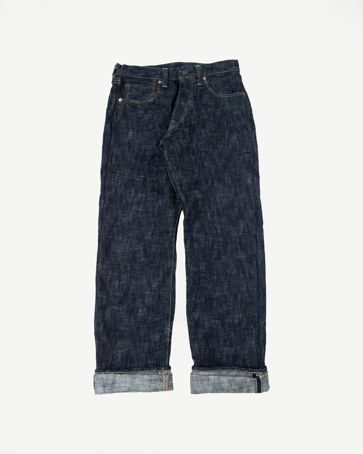 S3000XX17oz-SDS - 17oz "Murasame" Rain Slub Selvedge Jeans - Relaxed Straight