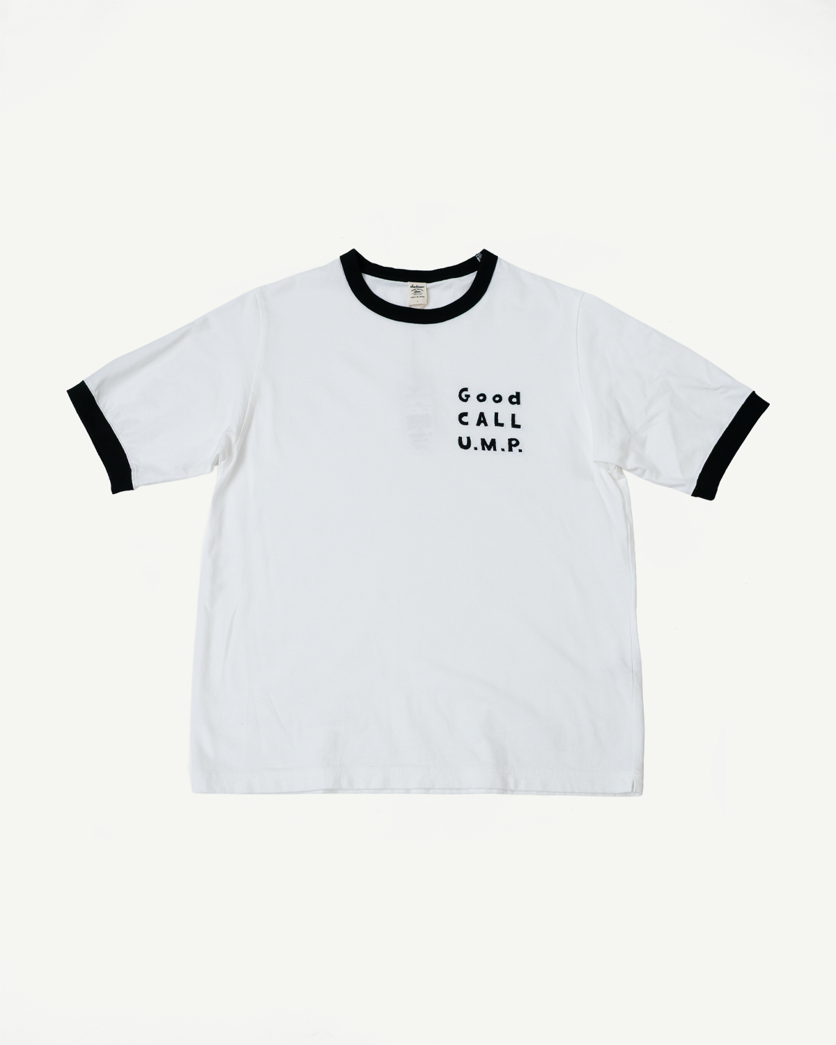 JM5538 - Rib GCU T-Shirt - 97 White, Black 1 JM5538 - Rib GCU T-Shirt - 97 White, Black