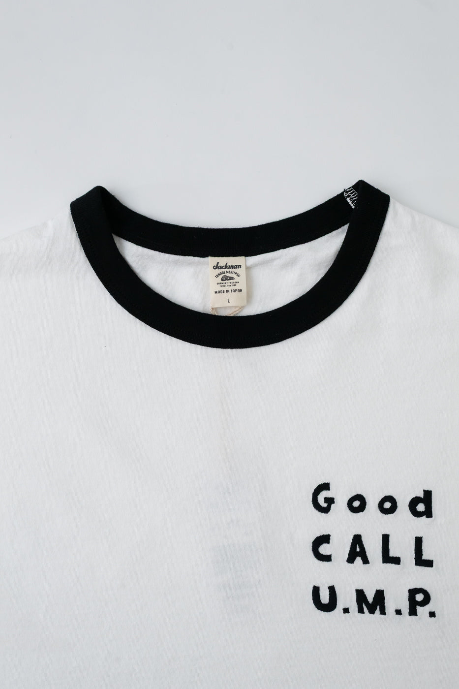 JM5538 - Rib GCU T-Shirt - 97 White, Black 2 JM5538 - Rib GCU T-Shirt - 97 White, Black