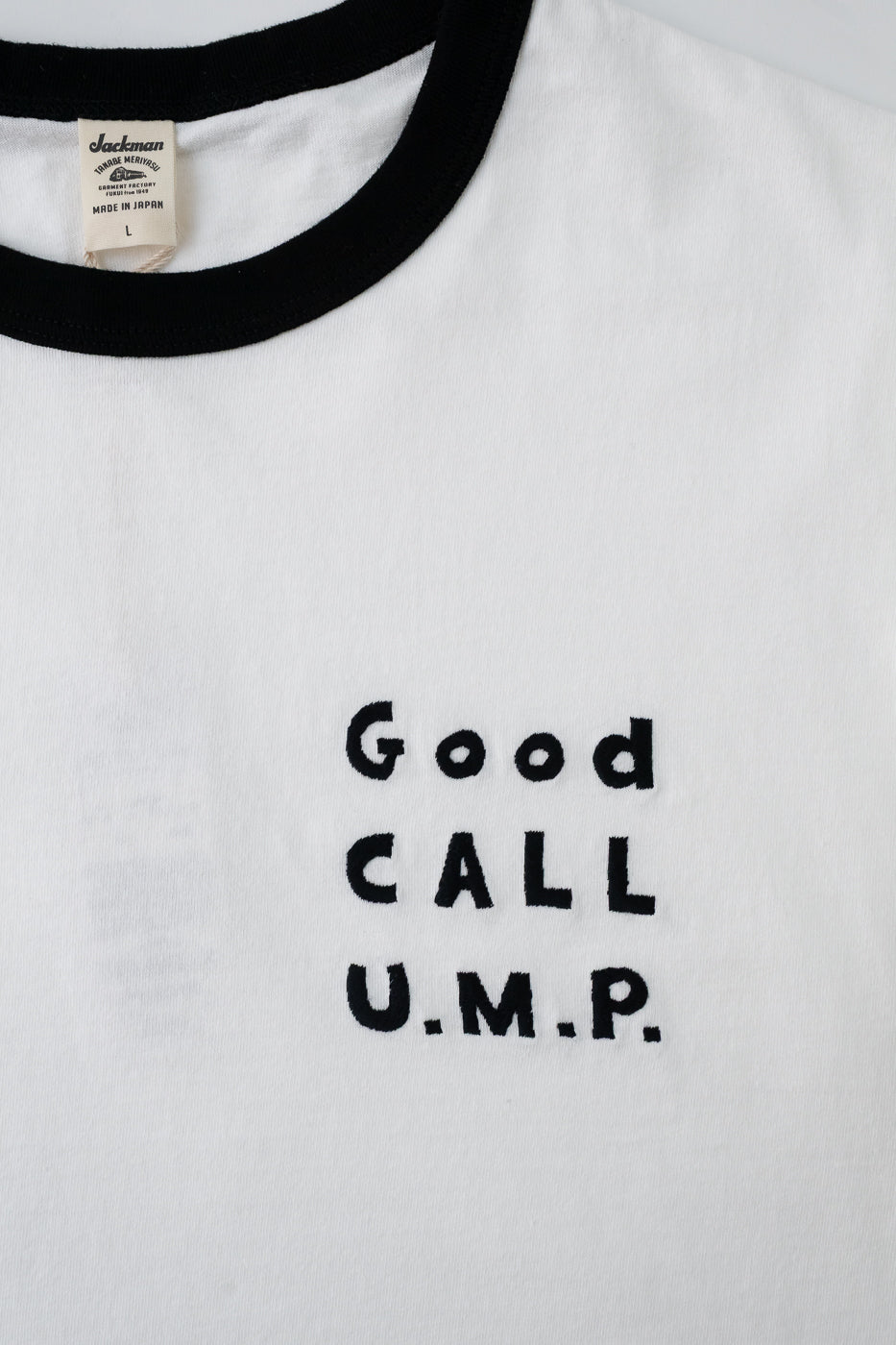 JM5538 - Rib GCU T-Shirt - 97 White, Black 3 JM5538 - Rib GCU T-Shirt - 97 White, Black