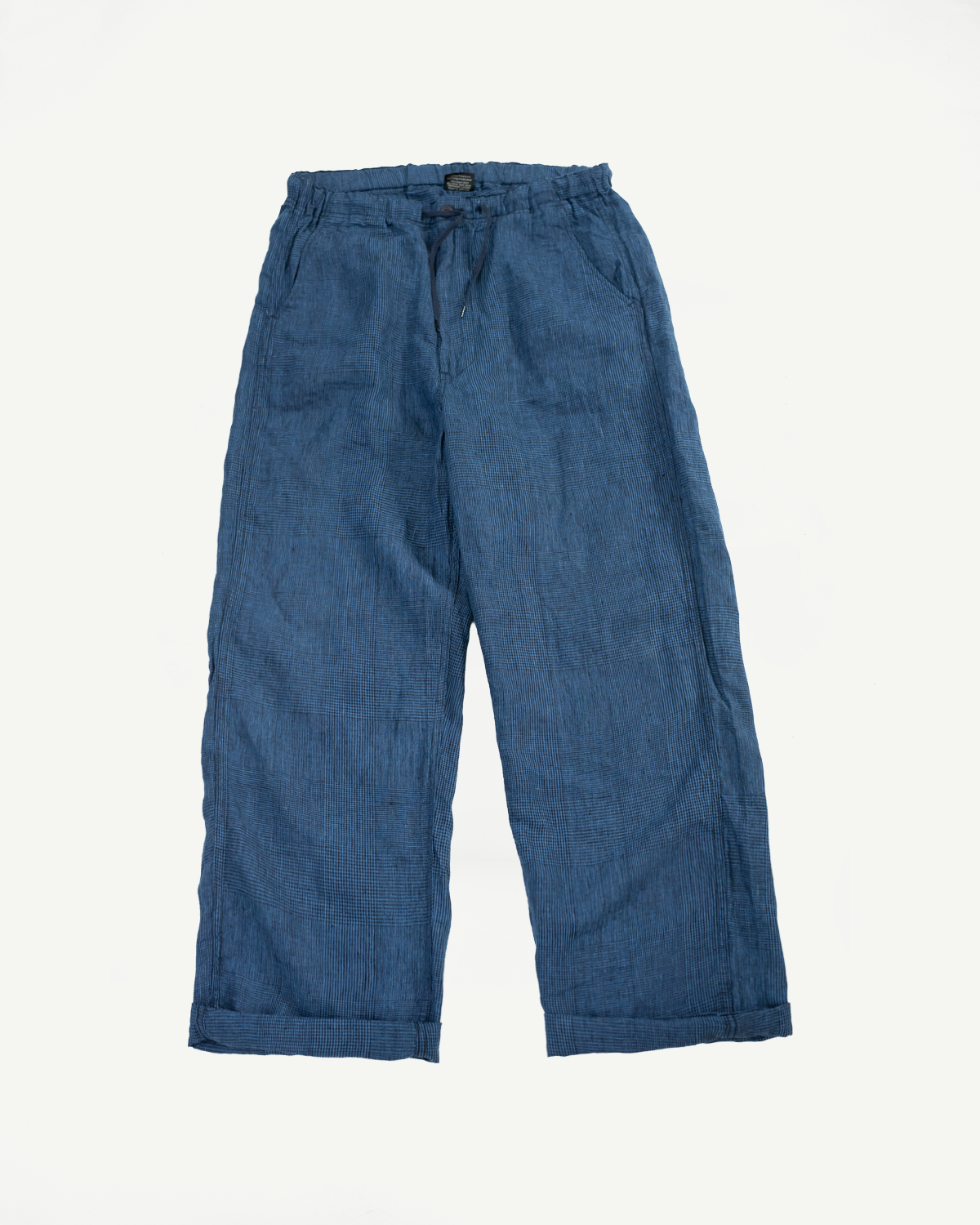 01-1021-101 - New Yorker Pants - Wide Fit - Indigo Check