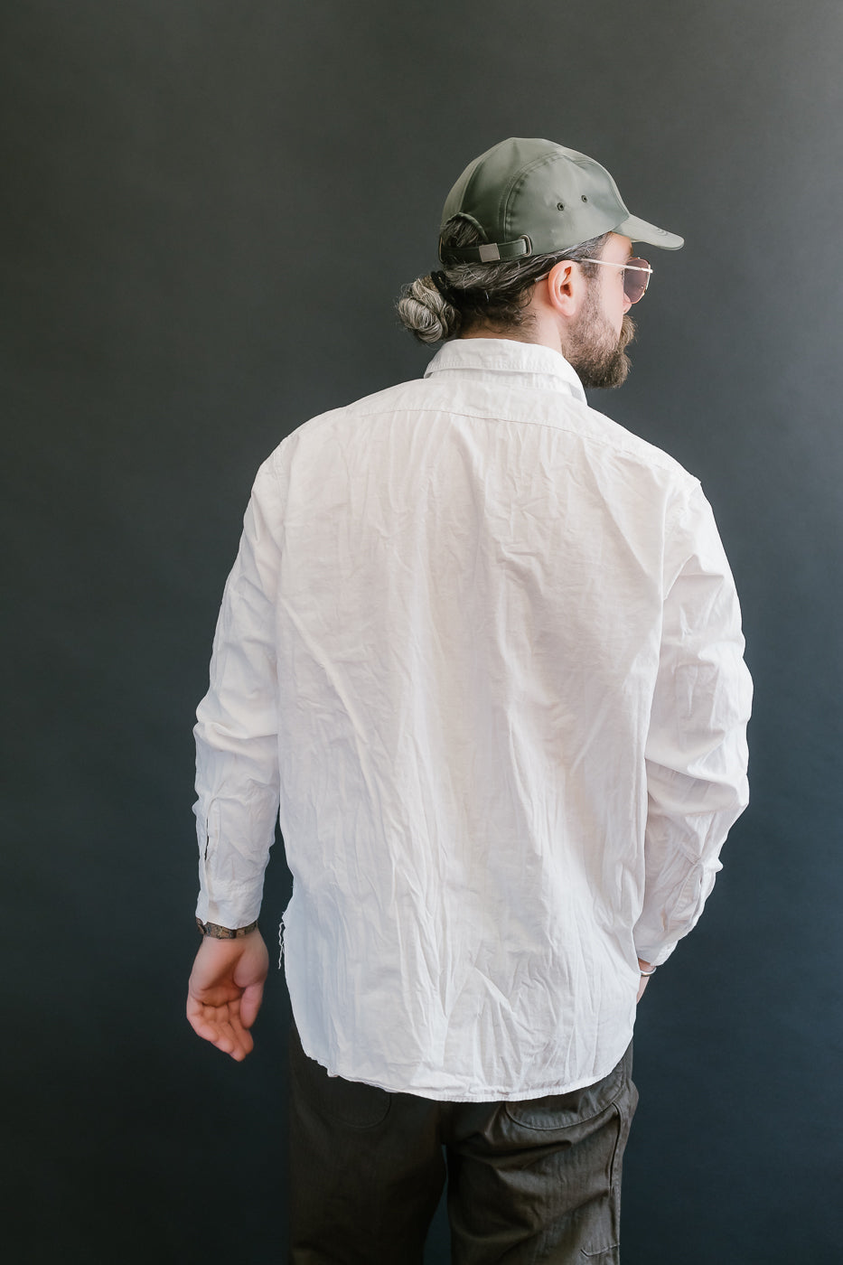 01-8270-69 - Lightweight Chambray Relax Fit Work Shirt - White 13 01-8270-69 - Lightweight Chambray Relax Fit Work Shirt - White
