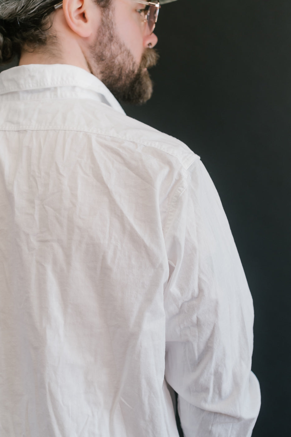 01-8270-69 - Lightweight Chambray Relax Fit Work Shirt - White 21 01-8270-69 - Lightweight Chambray Relax Fit Work Shirt - White