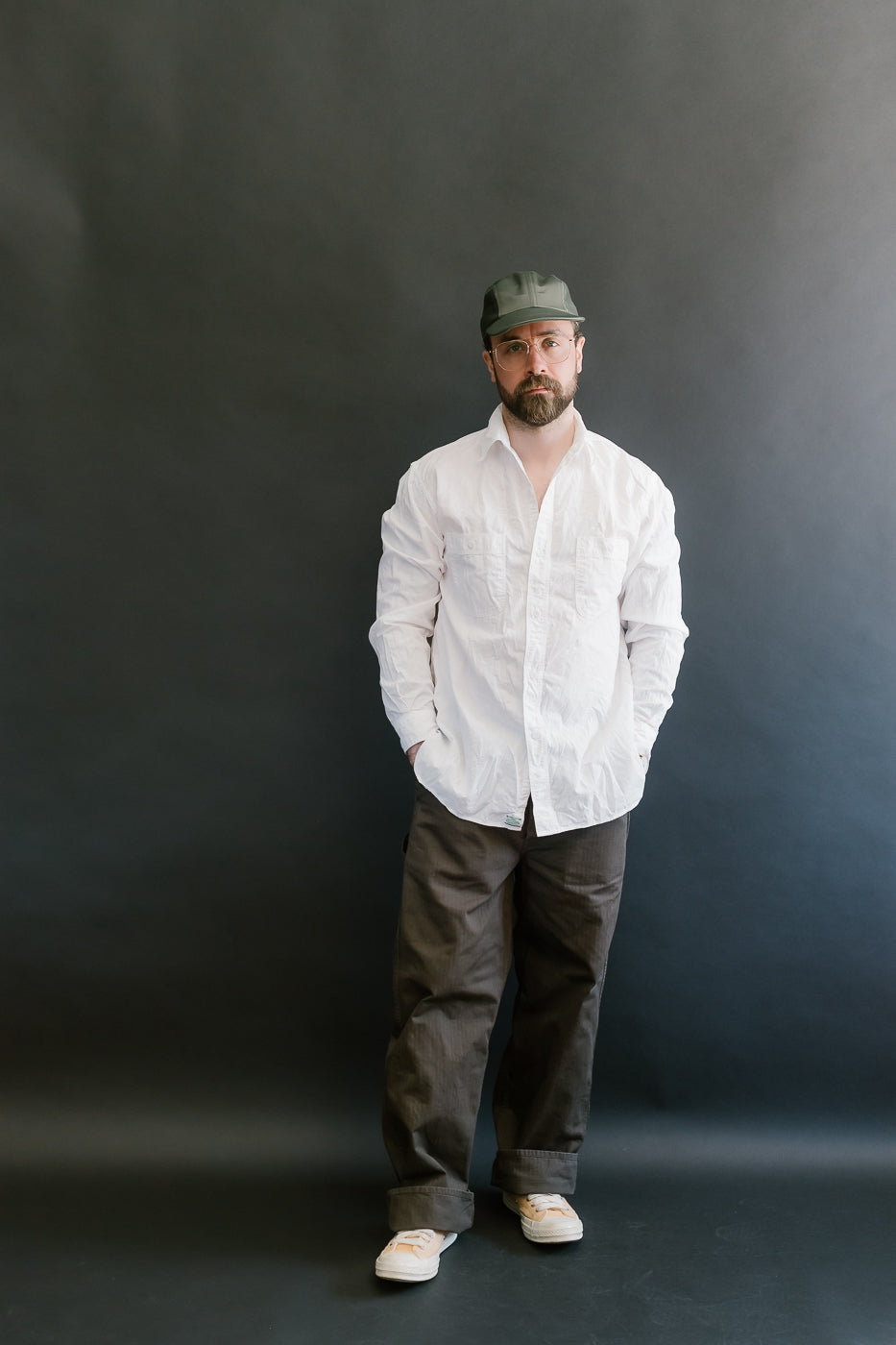 01-8270-69 - Lightweight Chambray Relax Fit Work Shirt - White 9 01-8270-69 - Lightweight Chambray Relax Fit Work Shirt - White