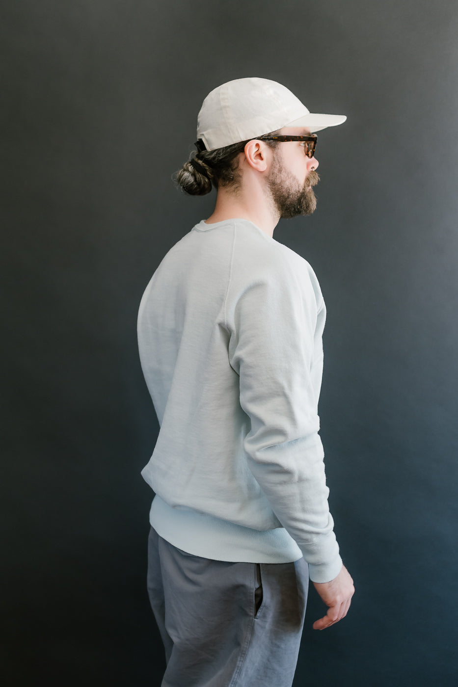 Lot 461-0 - "Second-Hand" Series Crewneck Sweatshirt - Saxe 10 Lot 461-0 - "Second-Hand" Series Crewneck Sweatshirt - Saxe