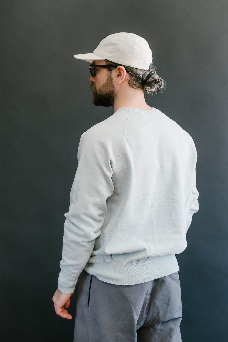 Lot 461-0 - "Second-Hand" Series Crewneck Sweatshirt - Saxe 12 Lot 461-0 - "Second-Hand" Series Crewneck Sweatshirt - Saxe