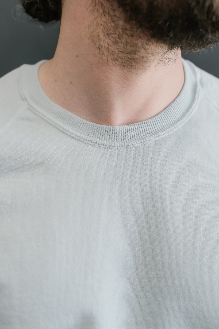 Lot 461-0 - "Second-Hand" Series Crewneck Sweatshirt - Saxe 16 Lot 461-0 - "Second-Hand" Series Crewneck Sweatshirt - Saxe