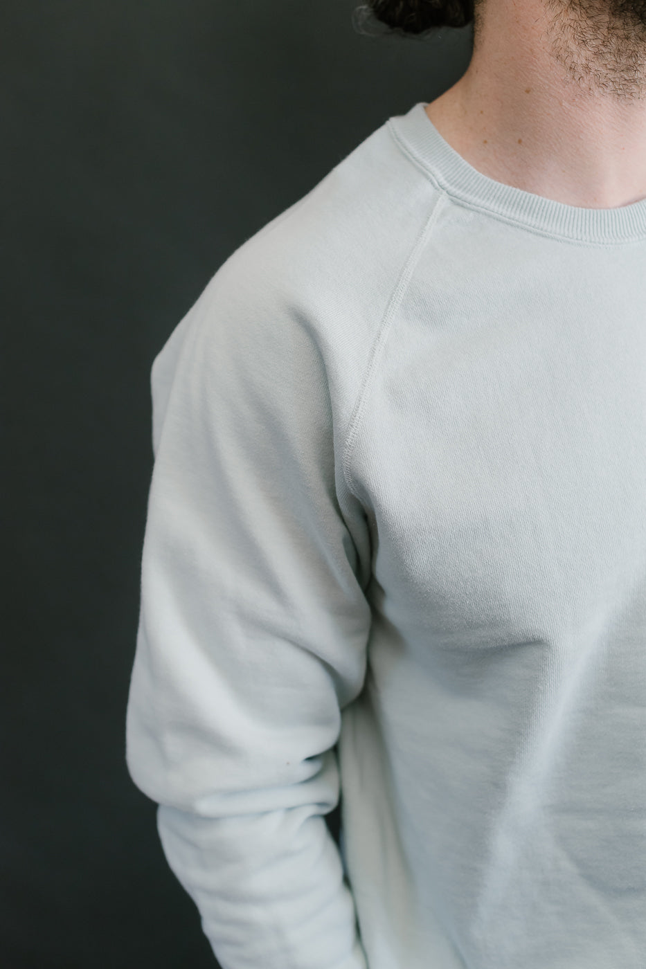 Lot 461-0 - "Second-Hand" Series Crewneck Sweatshirt - Saxe 17 Lot 461-0 - "Second-Hand" Series Crewneck Sweatshirt - Saxe