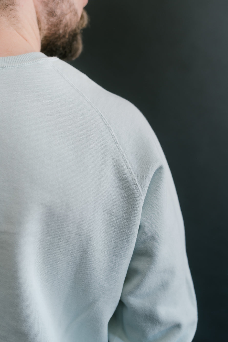 Lot 461-0 - "Second-Hand" Series Crewneck Sweatshirt - Saxe 18 Lot 461-0 - "Second-Hand" Series Crewneck Sweatshirt - Saxe
