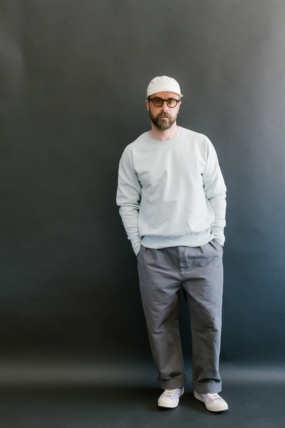 Lot 461-0 - "Second-Hand" Series Crewneck Sweatshirt - Saxe 5 Lot 461-0 - "Second-Hand" Series Crewneck Sweatshirt - Saxe