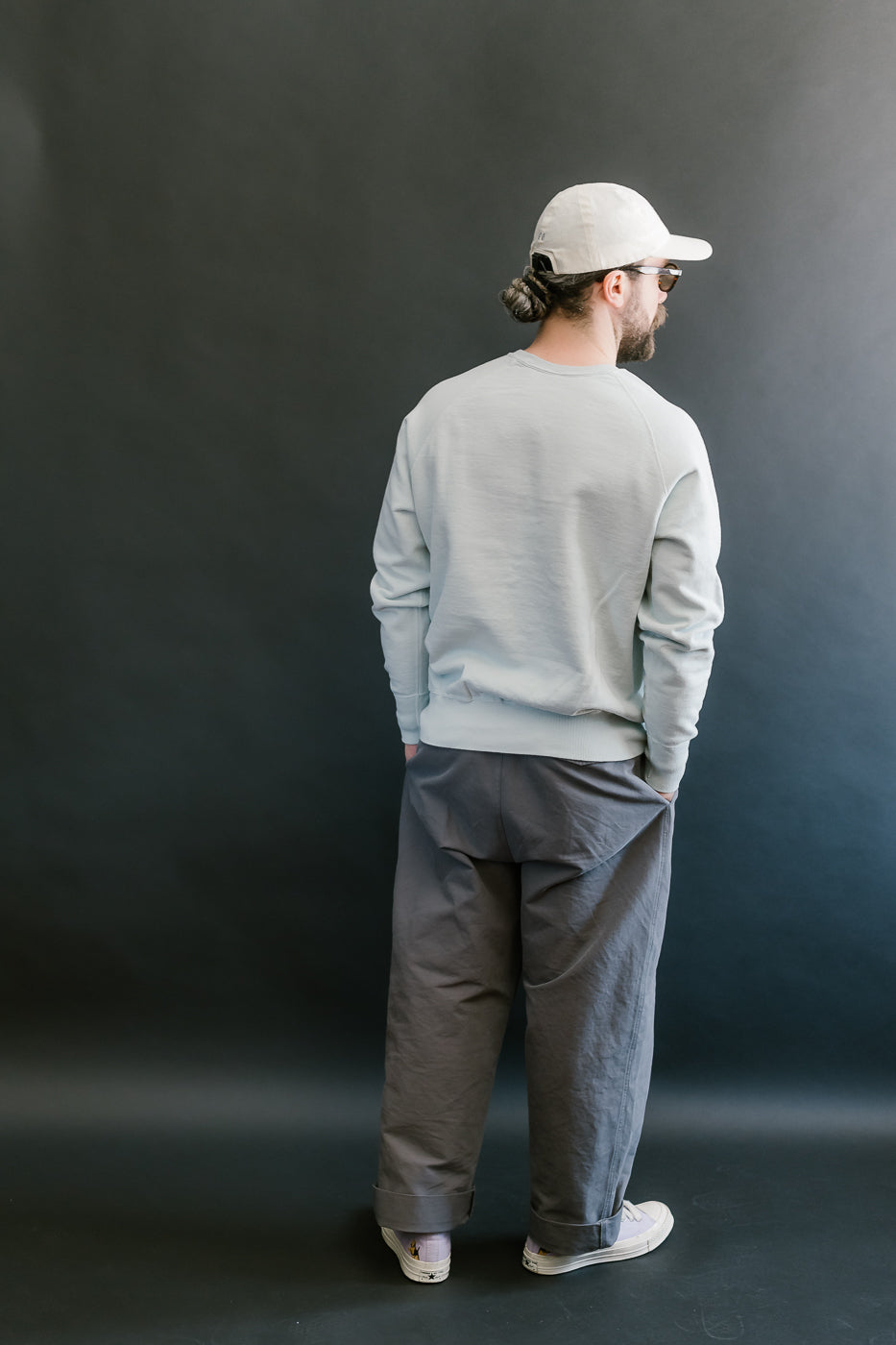 Lot 461-0 - "Second-Hand" Series Crewneck Sweatshirt - Saxe 7 Lot 461-0 - "Second-Hand" Series Crewneck Sweatshirt - Saxe