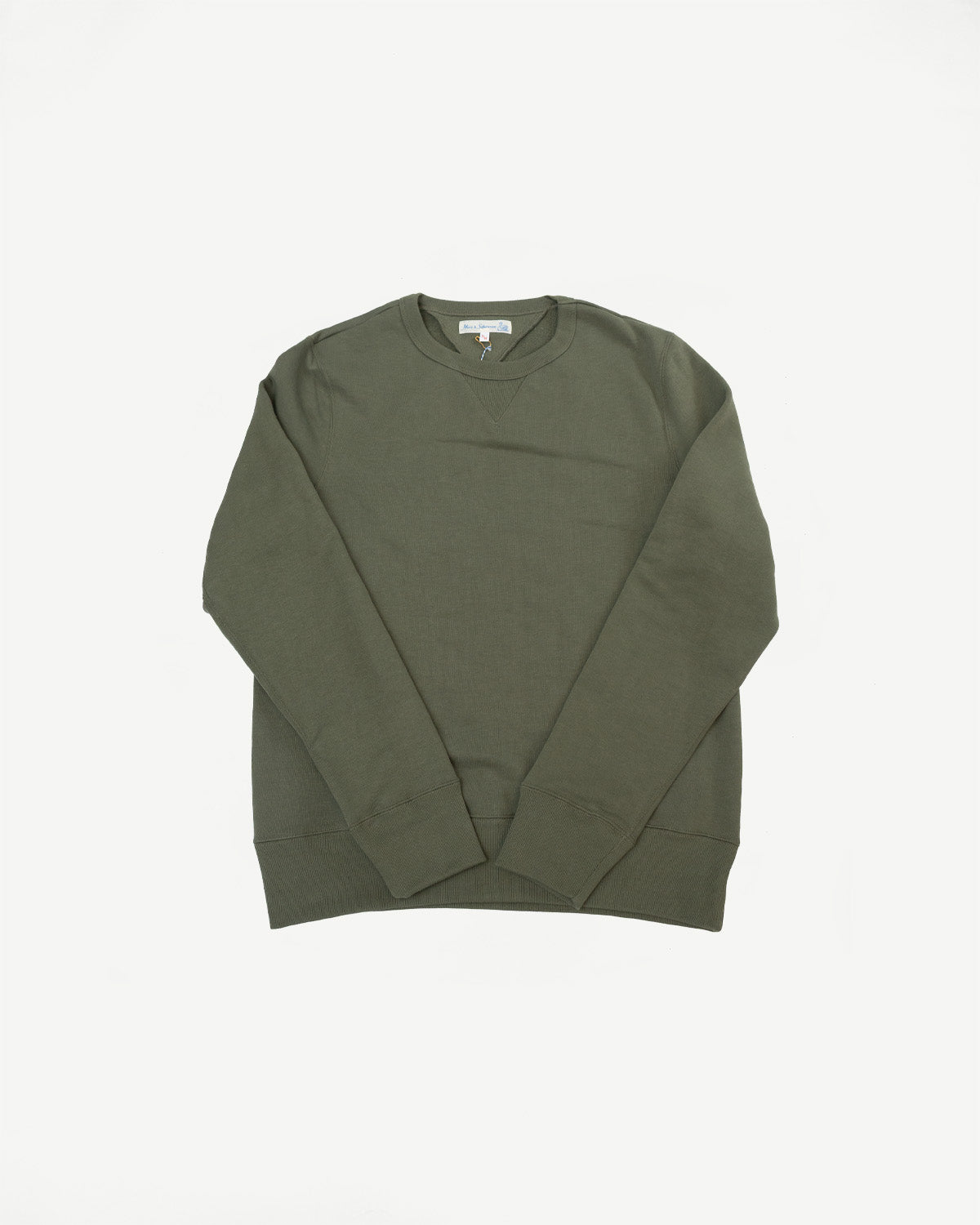 346.40 - Loopwheeled Sweatshirt - Army 1 346.40 - Loopwheeled Sweatshirt - Army