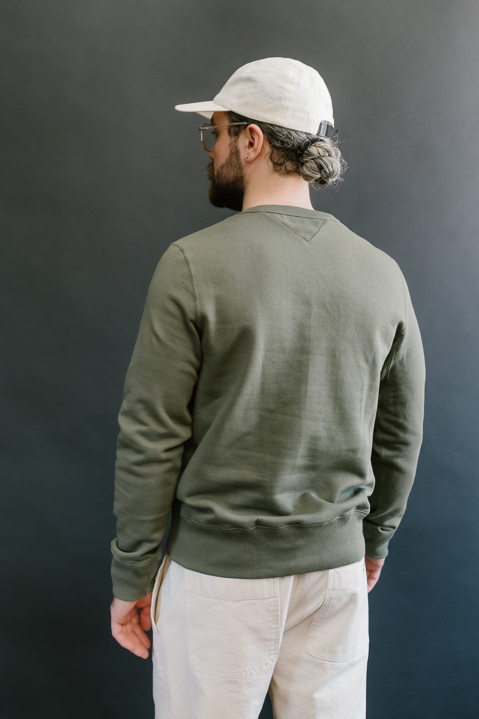 346.40 - Loopwheeled Sweatshirt - Army 11 346.40 - Loopwheeled Sweatshirt - Army
