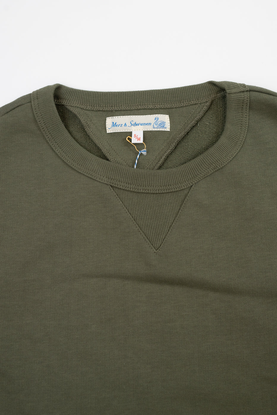 346.40 - Loopwheeled Sweatshirt - Army 2 346.40 - Loopwheeled Sweatshirt - Army